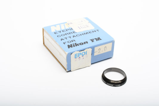 Nikon FM FE FA series -2 Diopter, Mint in box
