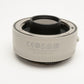Canon EF 1.4X III extender, caps, Mint- Barely used