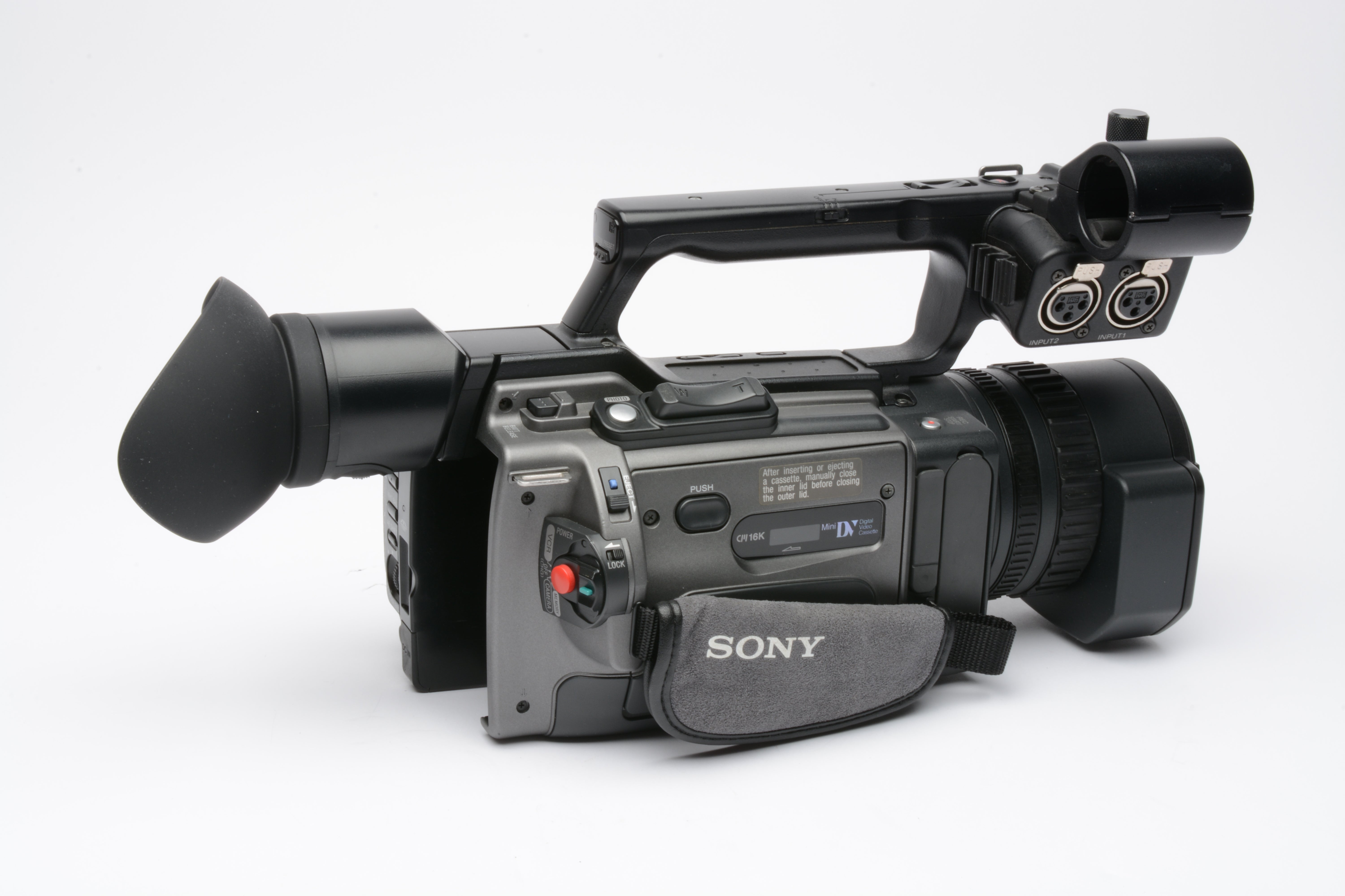 Sony DSR-PD170 Mini DV Video Camera w/batt, AC/charger, hood 
