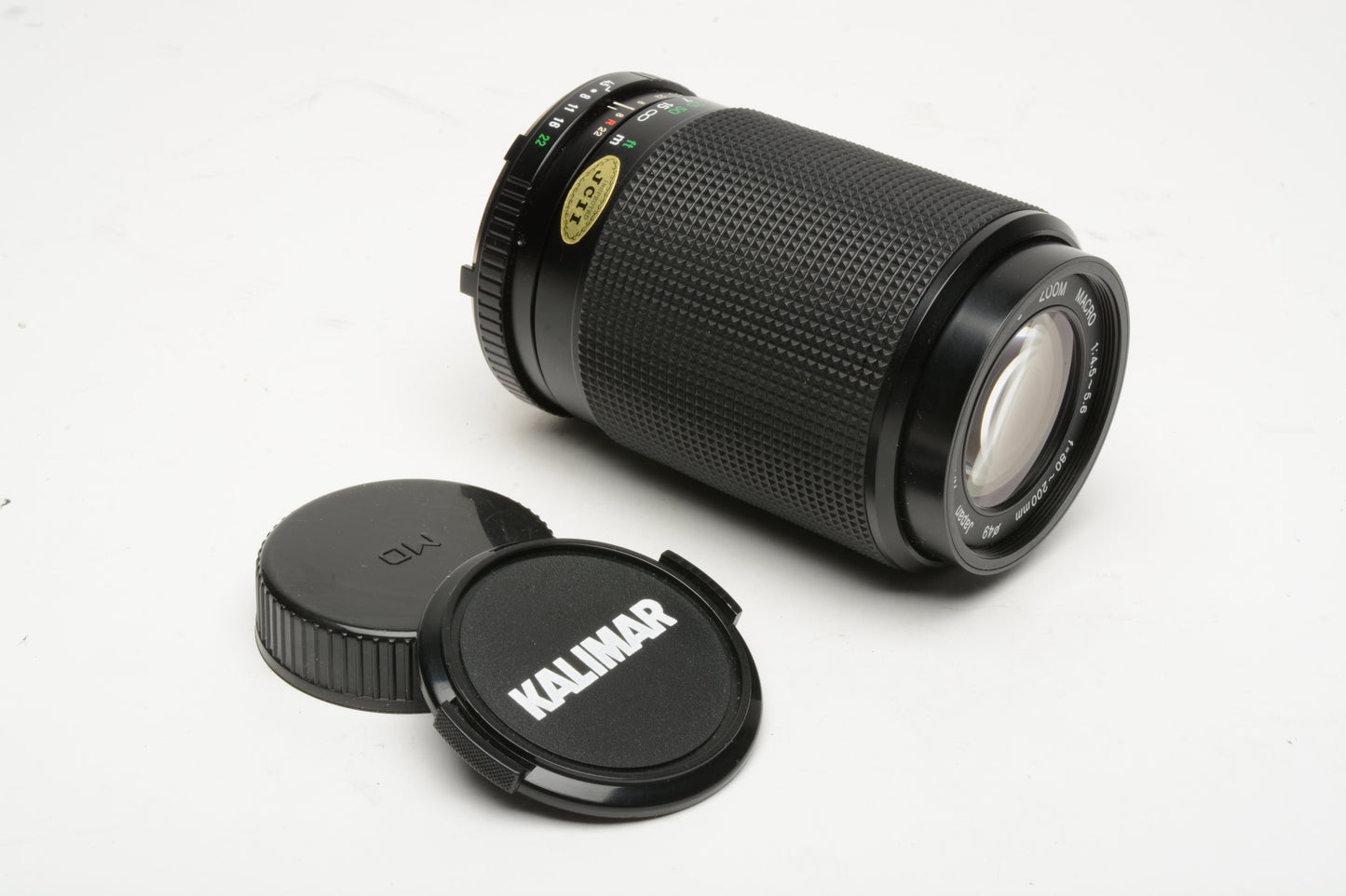 Kalimar 80-200mm f4.5-5.6 compact telephoto zoom lens for Minolta MD