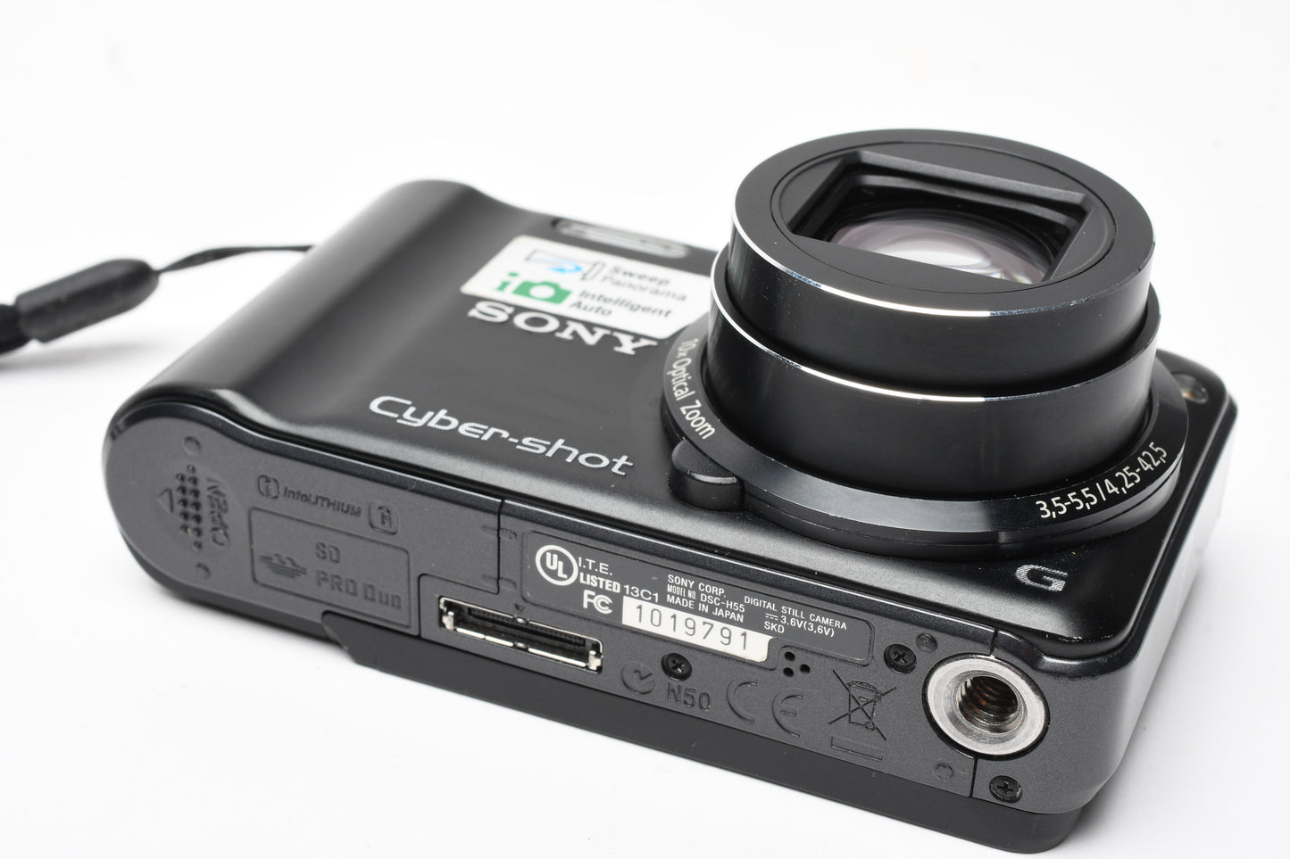 Sony Cybershot DSC-H55 14.1 MP Point&Shoot digital bundle, tested, Case