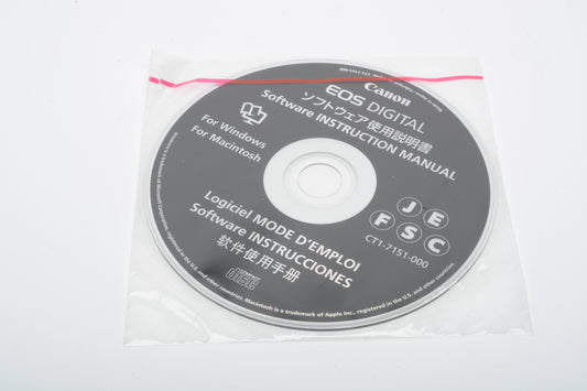 Canon EOS Digital Software Instruction Manual CT1-7151-000