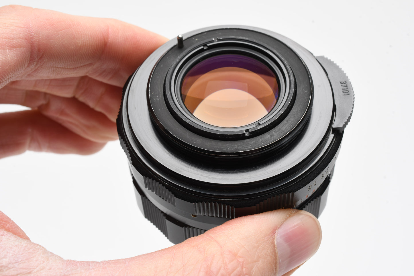 Pentax Super-Takumar 55mm f1.8 M42 mount lens, caps, clean! Mint-