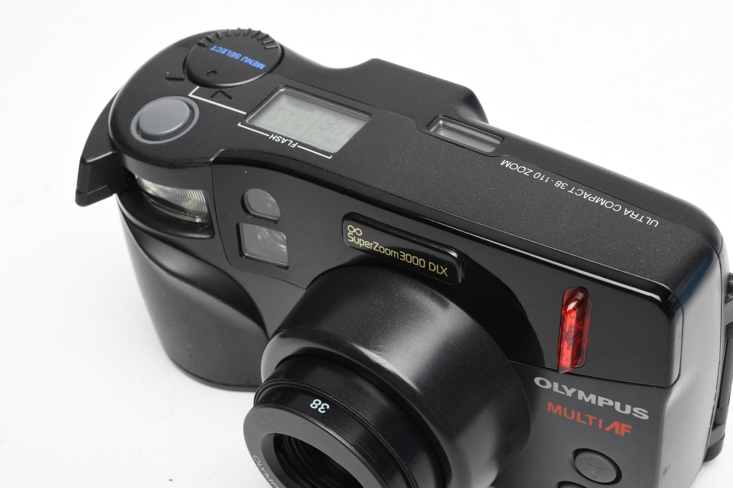 Olympus Super Zoom 3000 DLX 38-110mm Point&Shoot, Case, Nice!