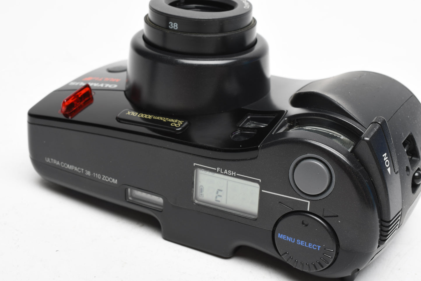 Olympus Super Zoom 3000 DLX 38-110mm Point&Shoot, Case, Nice!