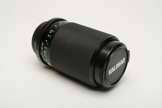 Kalimar 80-200mm f4.5-5.6 compact telephoto zoom lens for Minolta MD