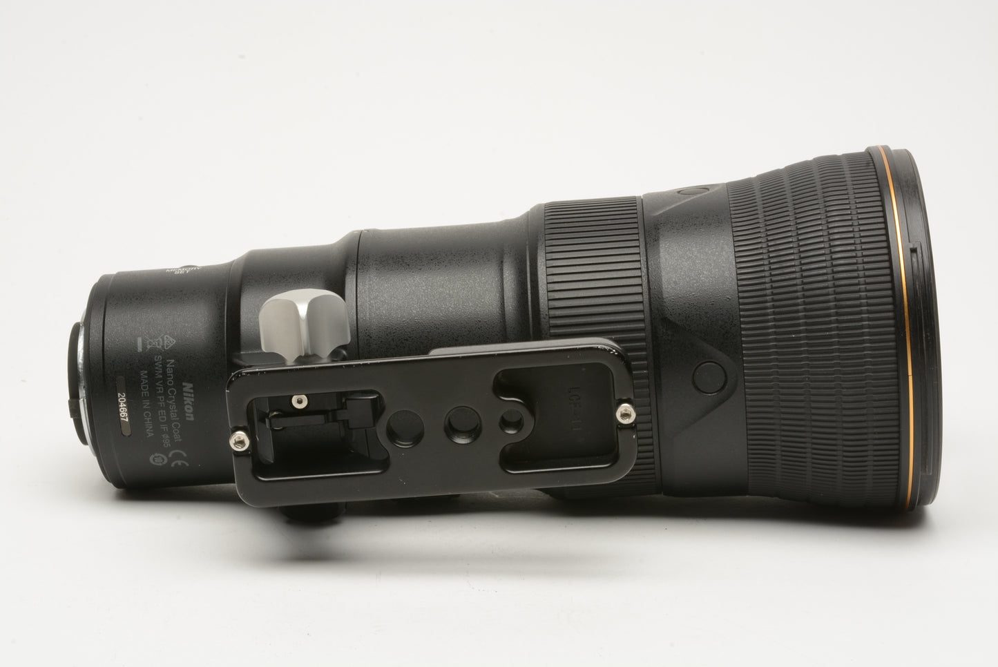 Nikon AF-S Nikkor 500mm f5.6E PF ED VR Lens, RRS LCF-11 tripod foot, boxed, USA