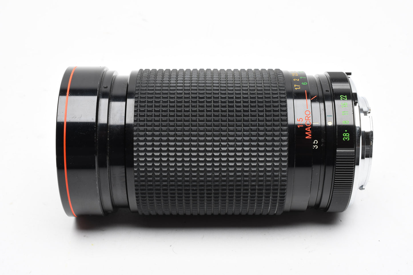 Hanimex Hi TEC 35-200mm f3.8-4.8 wide zoom lens, Minolta Mount + Pouch