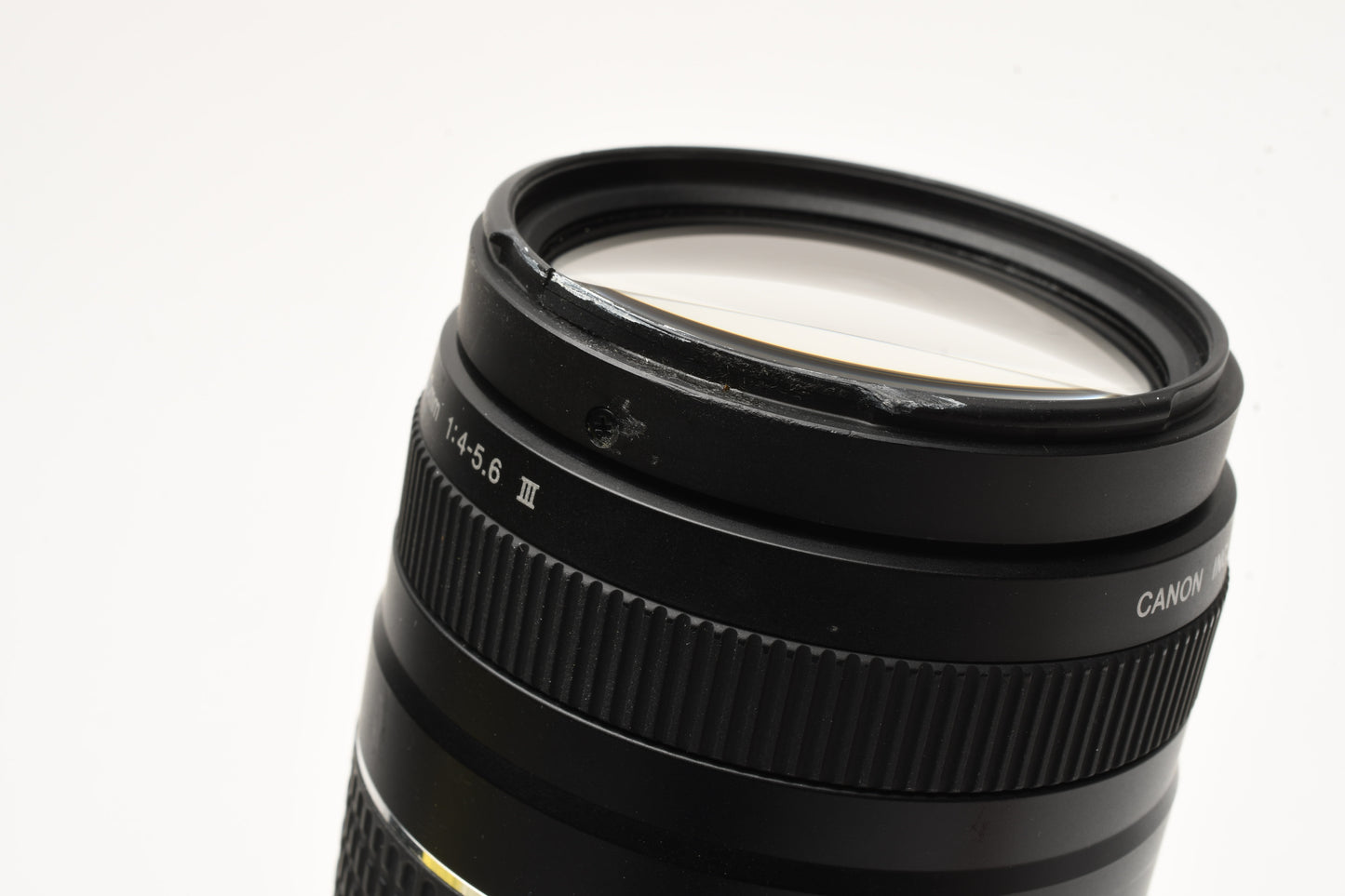 Canon EF 75-300mm f4-5.6 III Telephoto zoom lens, caps, UV, Tested