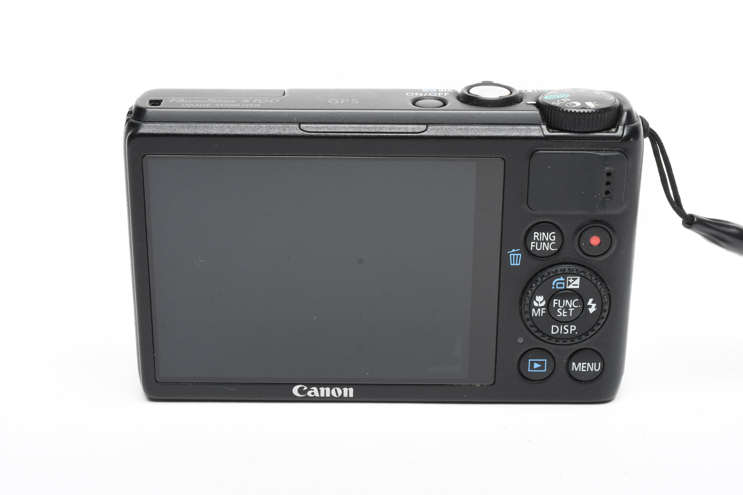 Canon PowerShot S100 IS 12.1MP Digital Point&Shoot Camera (Black), Good!