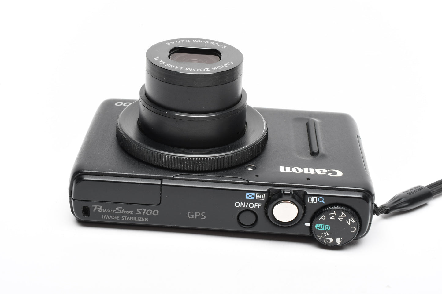 Canon PowerShot S100 IS 12.1MP Digital Point&Shoot Camera (Black), Good!