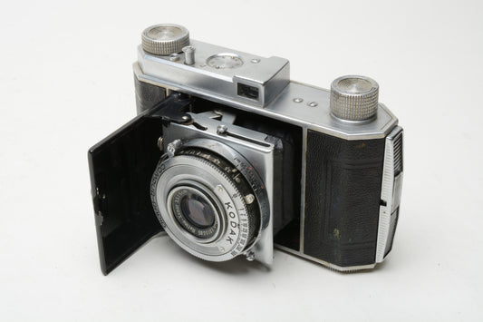 Kodak Retina 1 (type 148) Folding Camera w/Schneider 5cm f3.5, Case, Works!