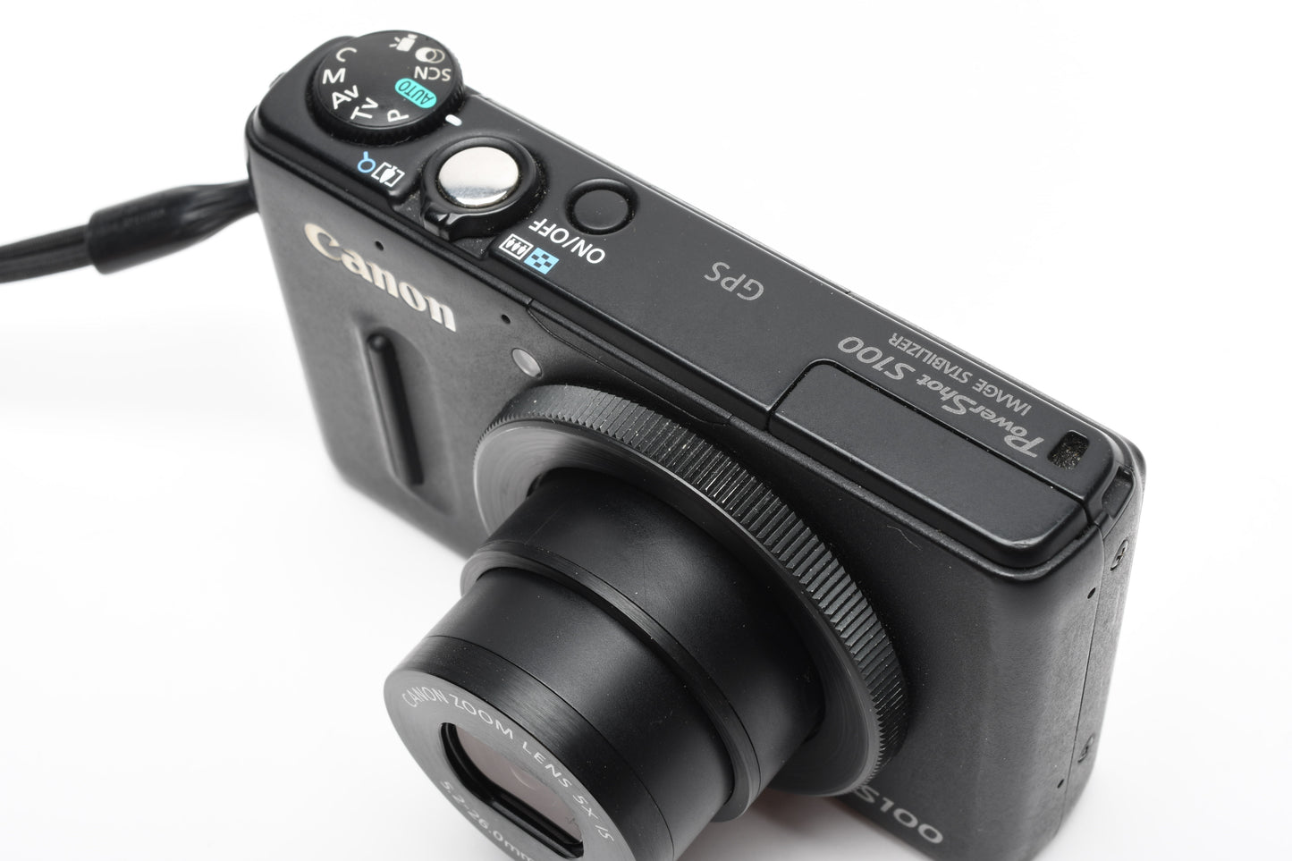Canon PowerShot S100 IS 12.1MP Digital Point&Shoot Camera (Black), Good!