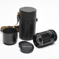 Pentax Super MC Takumar 135mm f3.5 M42 Mount lens, case, hood, caps, Mint-