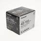 Panasonic Lumix G Mega O.I.S. 45-150mm f4-5.6 H-FS45150, Mint-