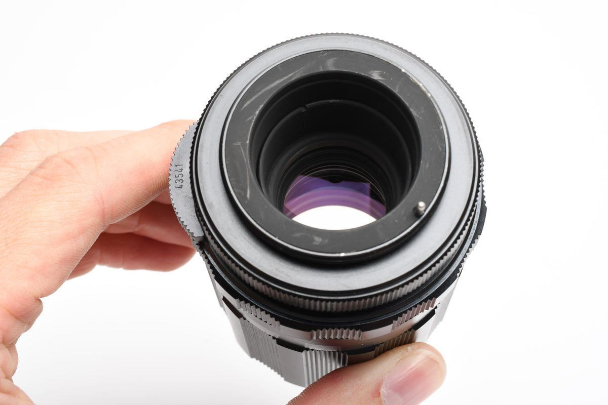 Pentax Super MC Takumar 135mm f3.5 M42 Mount lens, case, hood, caps, Mint-