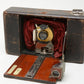 Ansco #4 Vintage red bellows camera w/Wollensak brass lens, Still works