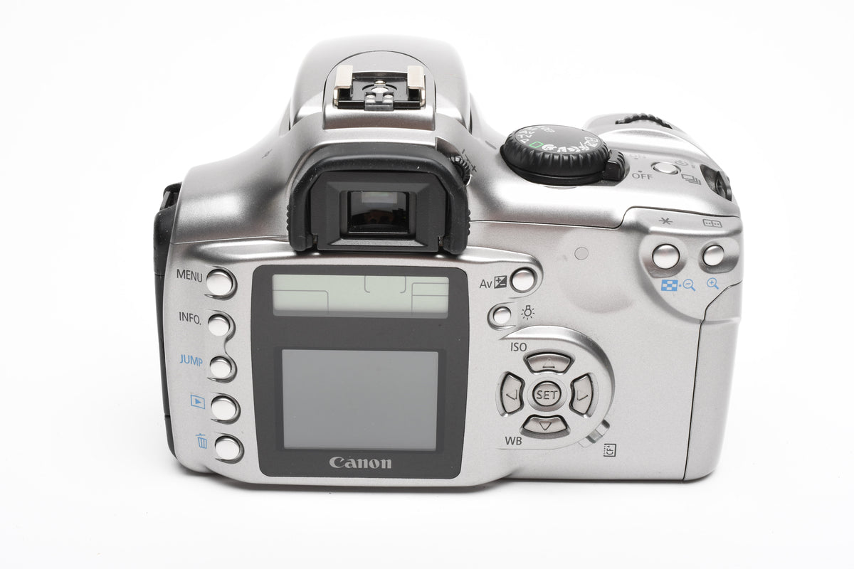 Canon EOS Digital Rebel 6.3MP DSLR w/18-55mm, Batt+Charger+CF+Manuals, Great