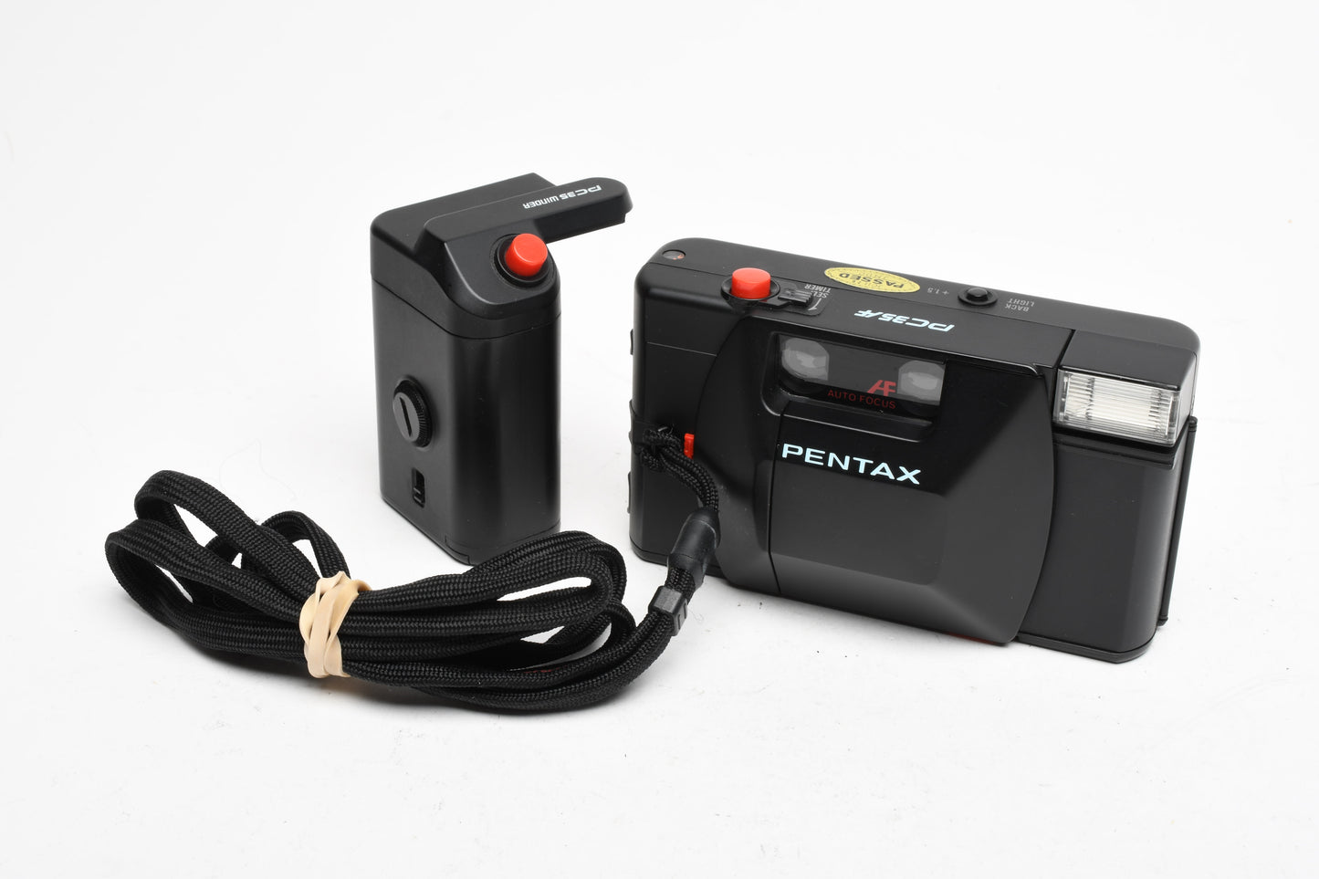 Pentax PC35AF 35mm Point&Shoot camera w/35mm f2.8 Prime, winder, Great!