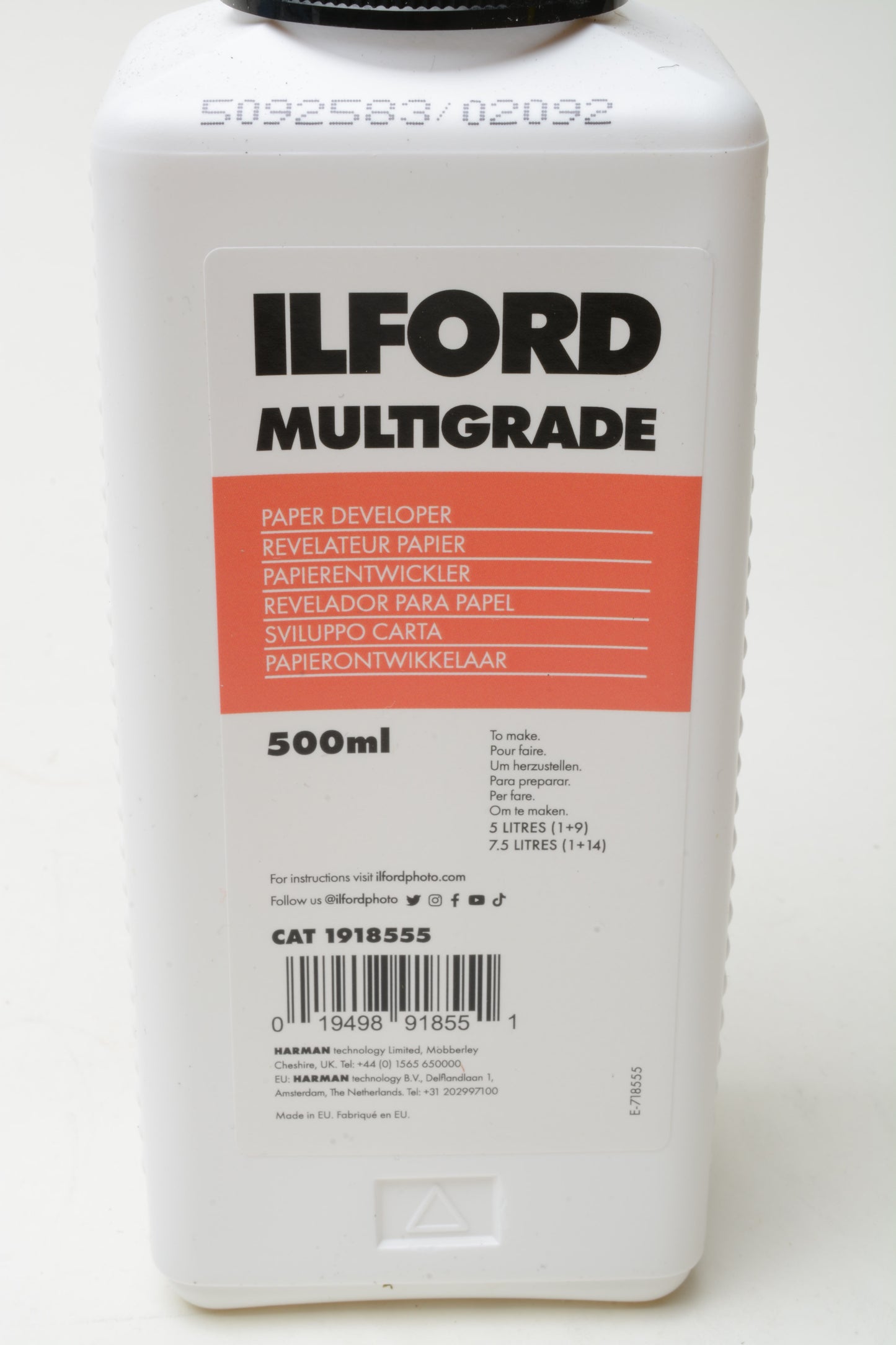 Ilford Multigrade Developer (500ml) - New