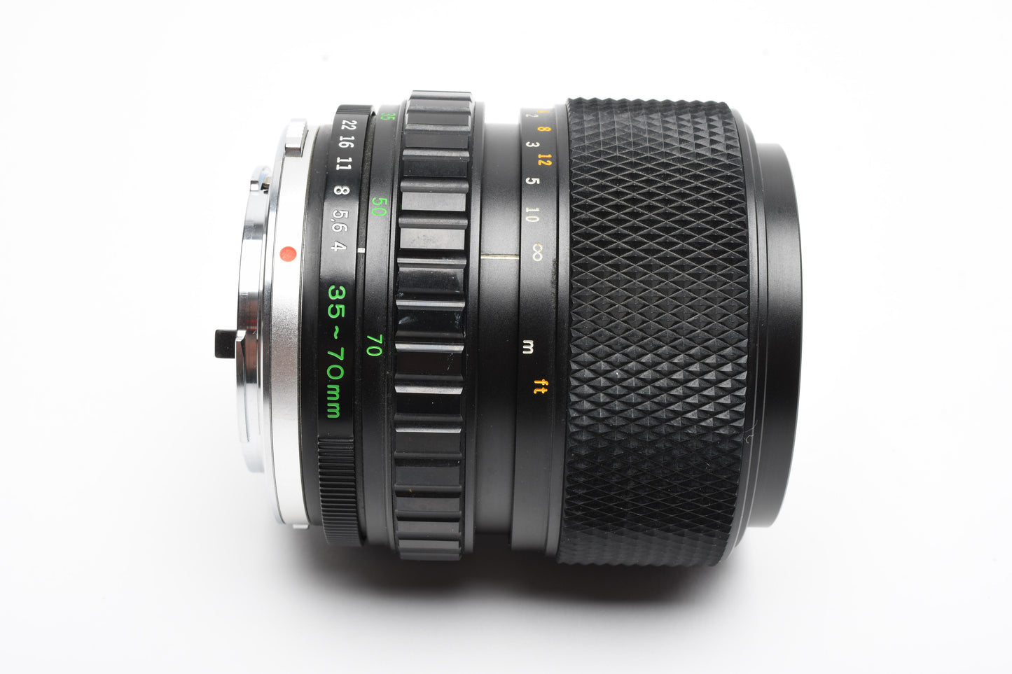 Olympus OM Zuiko 35-70mm f4 Zoom lens, 1A+Caps, Mint- Box