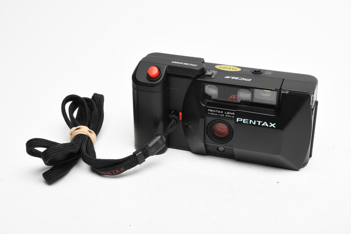 Pentax PC35AF 35mm Point&Shoot camera w/35mm f2.8 Prime, winder, Great!