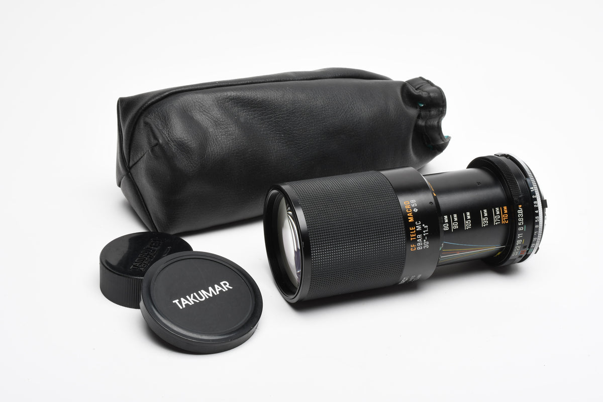 Tamron Adaptall MF 70-210mm f3.8-4 lens, pouch, choice of mount, 103A