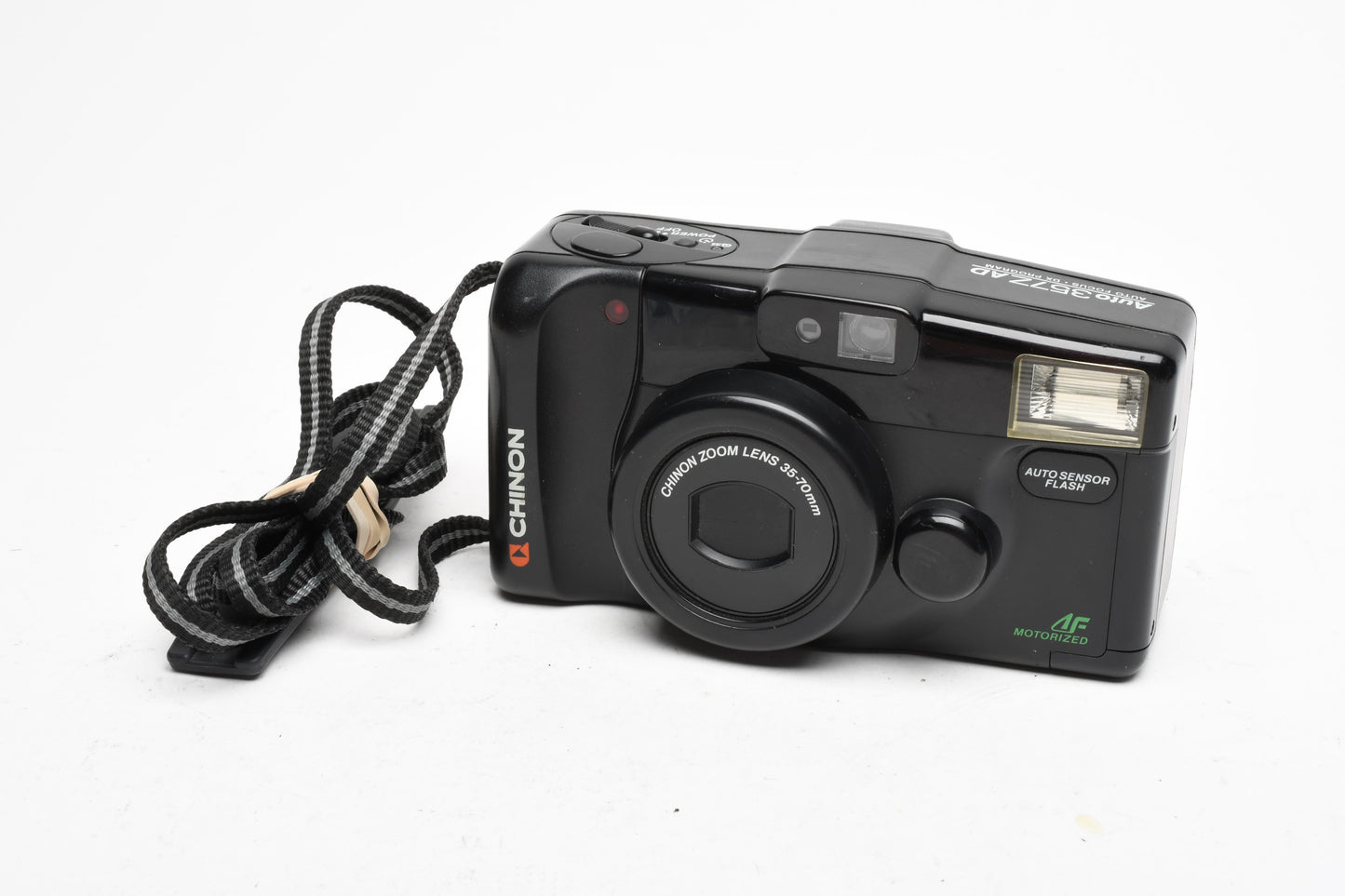 Chinon Auto 357Z AD 35-70mm 35mm Point&Shoot camera w/Date Back, Tested