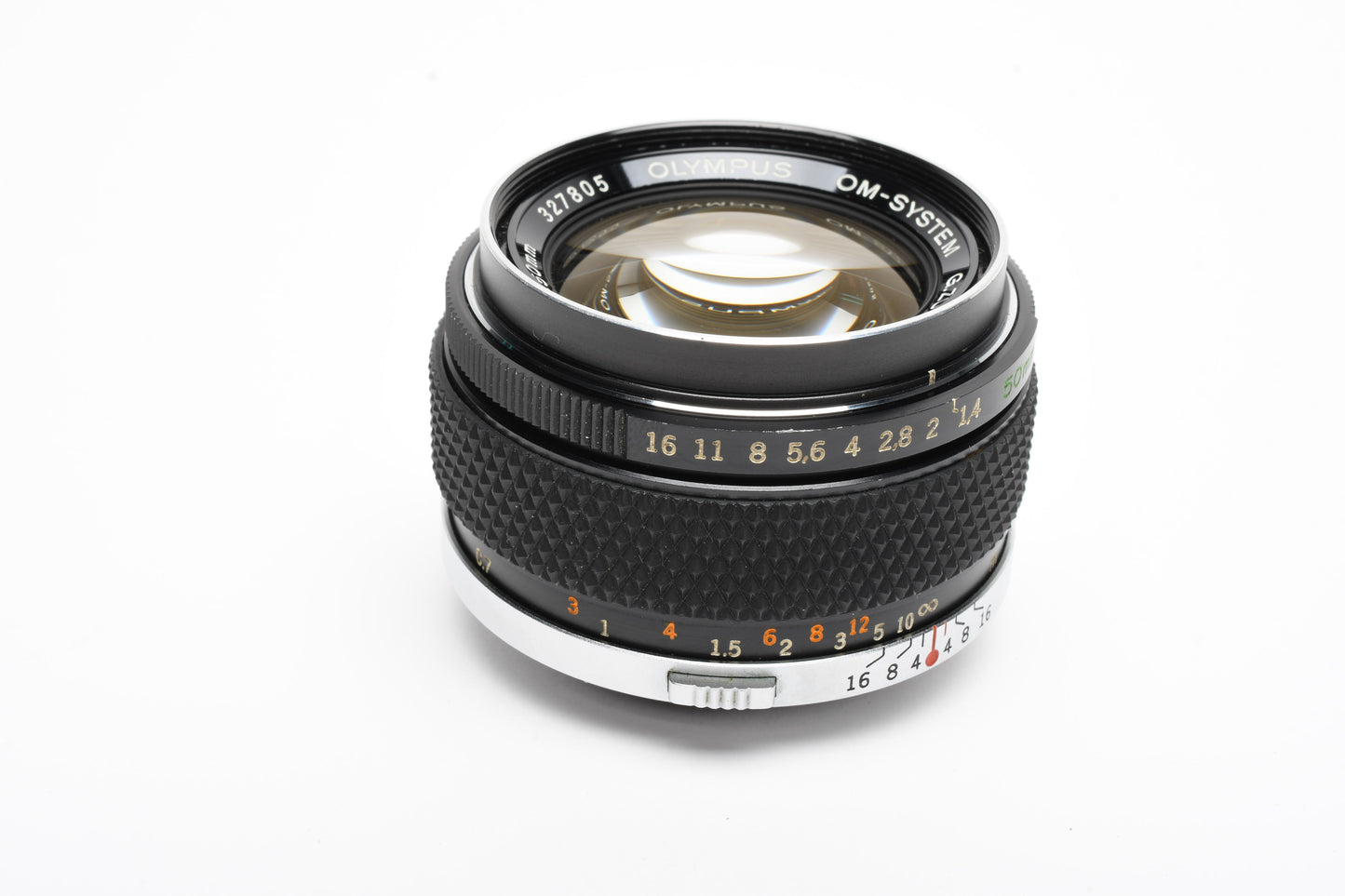 Olympus OM Zuiko 50mm f1.4 Prime lens, UV+Caps, Mint-