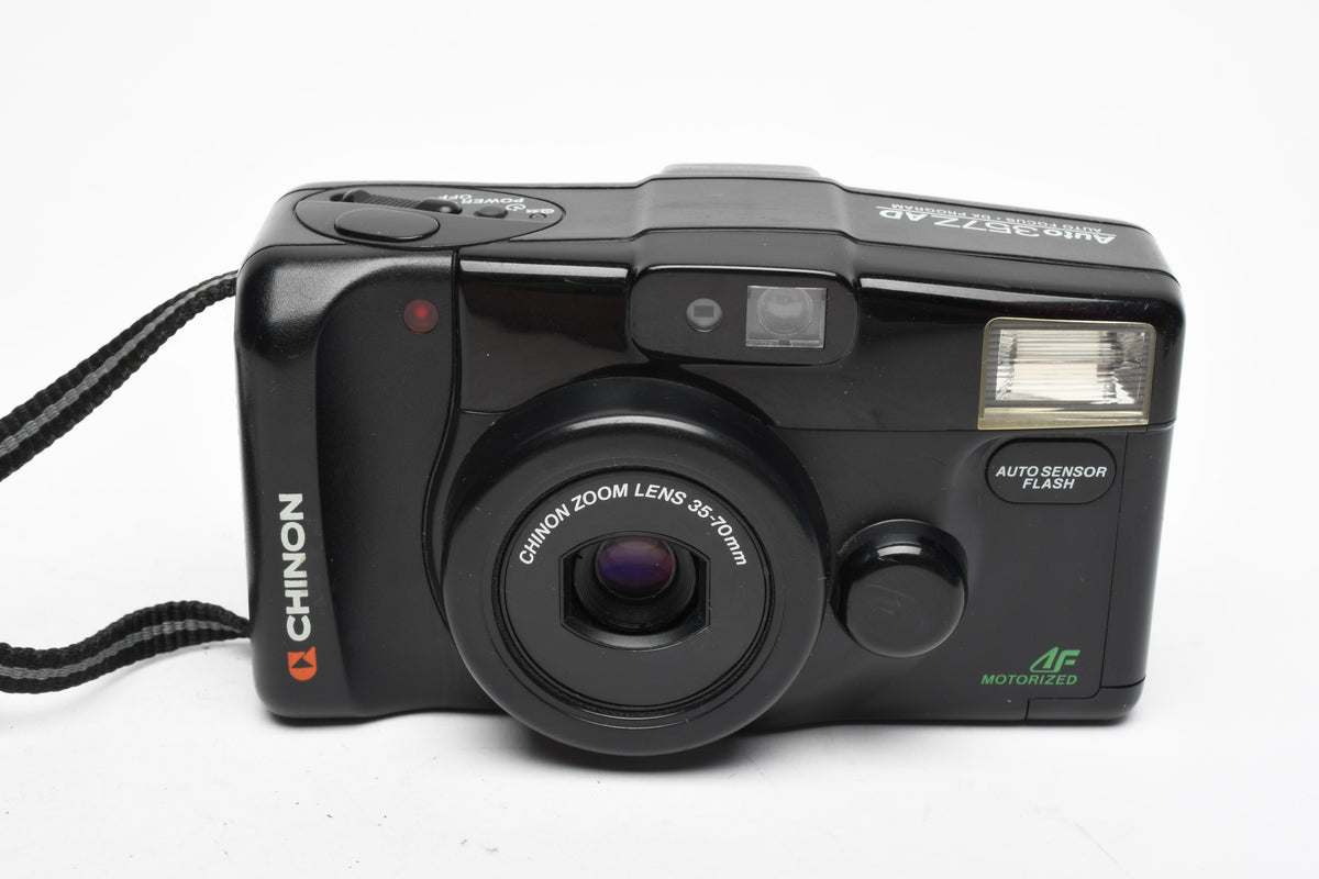 Chinon Auto 357Z AD 35-70mm 35mm Point&Shoot camera w/Date Back, Tested