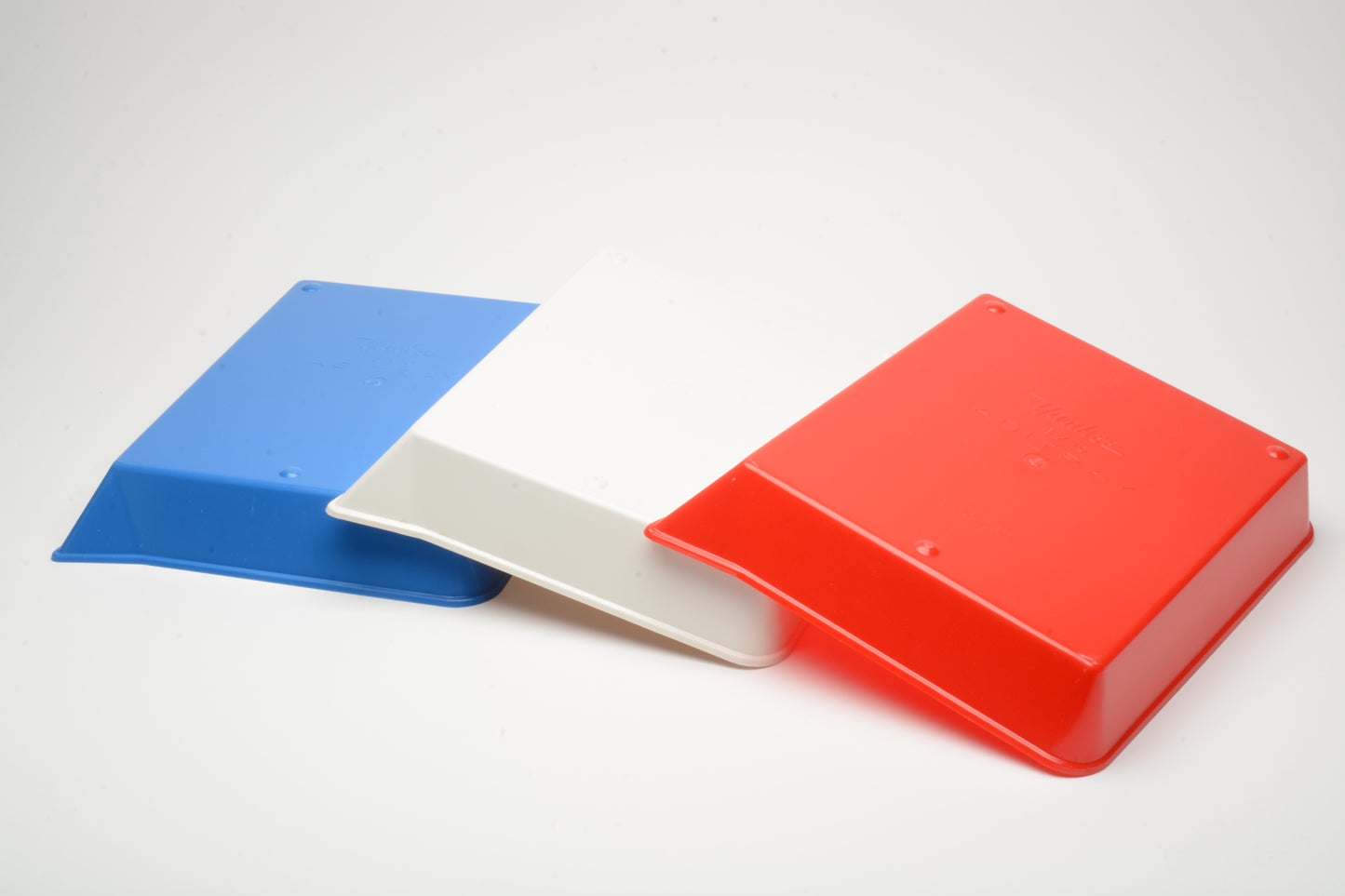 3X Yankee 8x10" Agitray darkroom printing trays, NEW (10x12" exterior)