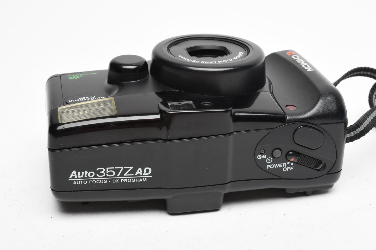 Chinon Auto 357Z AD 35-70mm 35mm Point&Shoot camera w/Date Back, Tested
