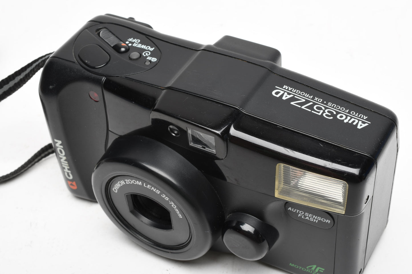 Chinon Auto 357Z AD 35-70mm 35mm Point&Shoot camera w/Date Back, Tested