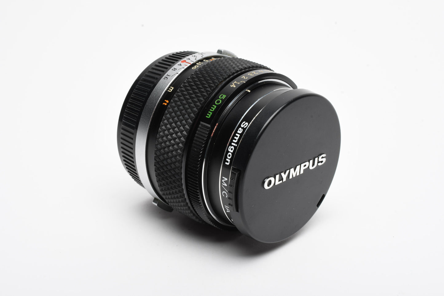 Olympus OM Zuiko 50mm f1.4 Prime lens, UV+Caps, Mint-