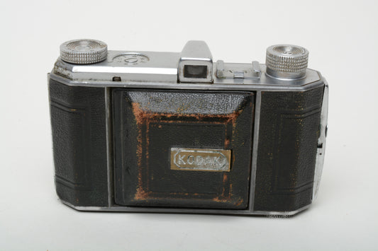 Kodak Retina 1 Type 126 Folding Camera Chrome w/Ektar 5cm f3.5, Nice!