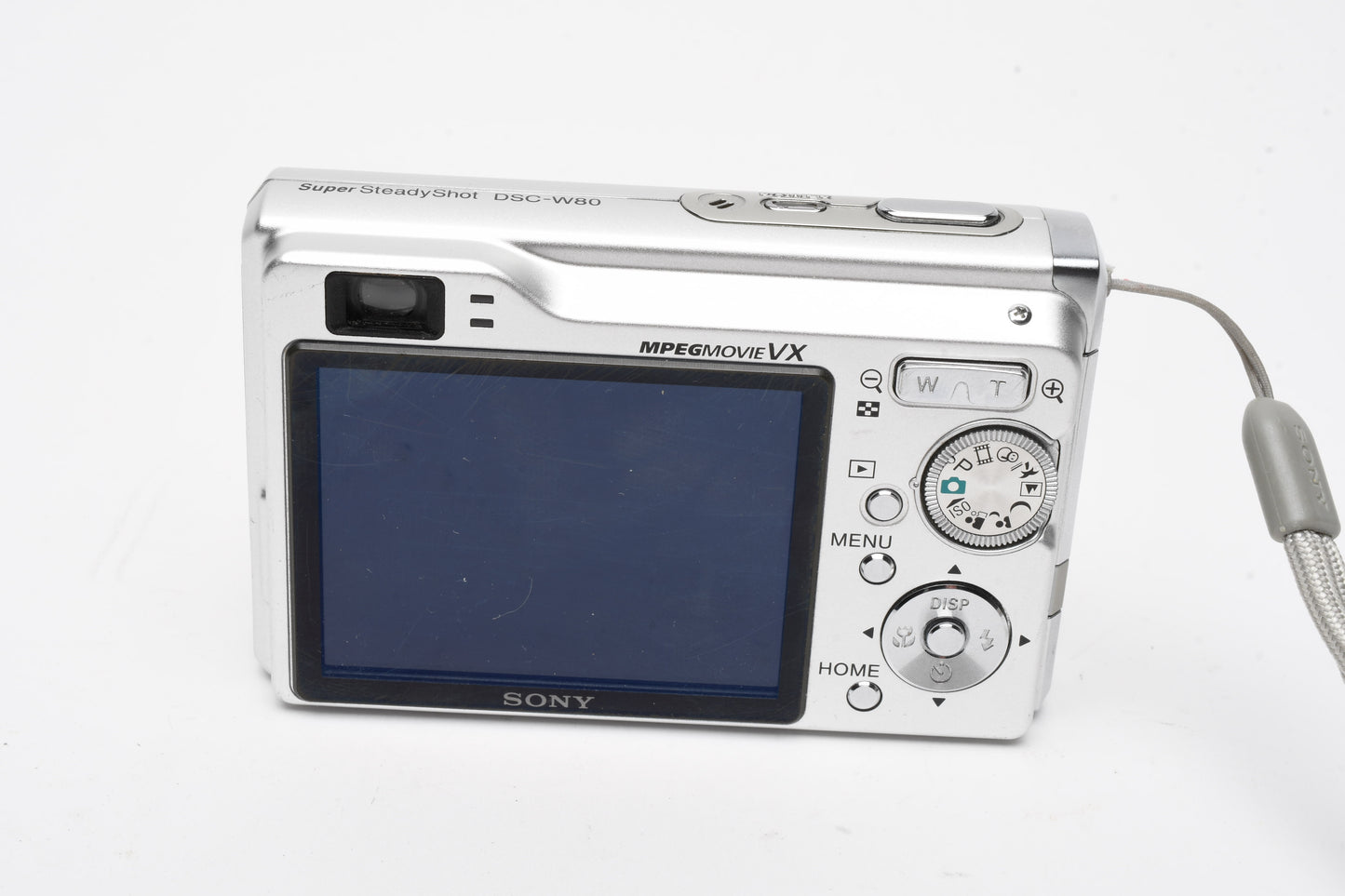 Sony DSC-W80 7.2MP Digital Point&Shoot camera, case+batt+charger, Tested