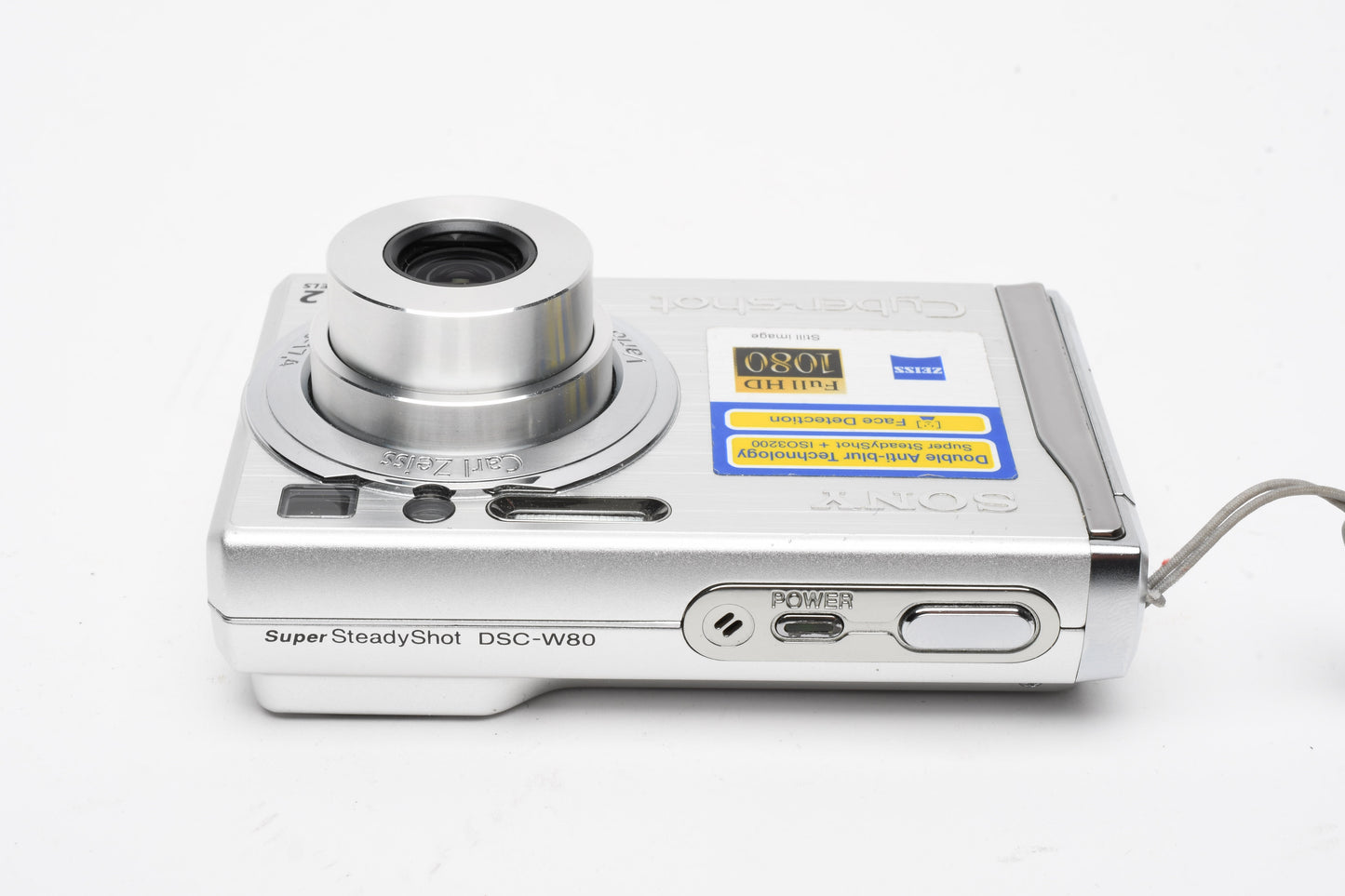 Sony DSC-W80 7.2MP Digital Point&Shoot camera, case+batt+charger, Tested