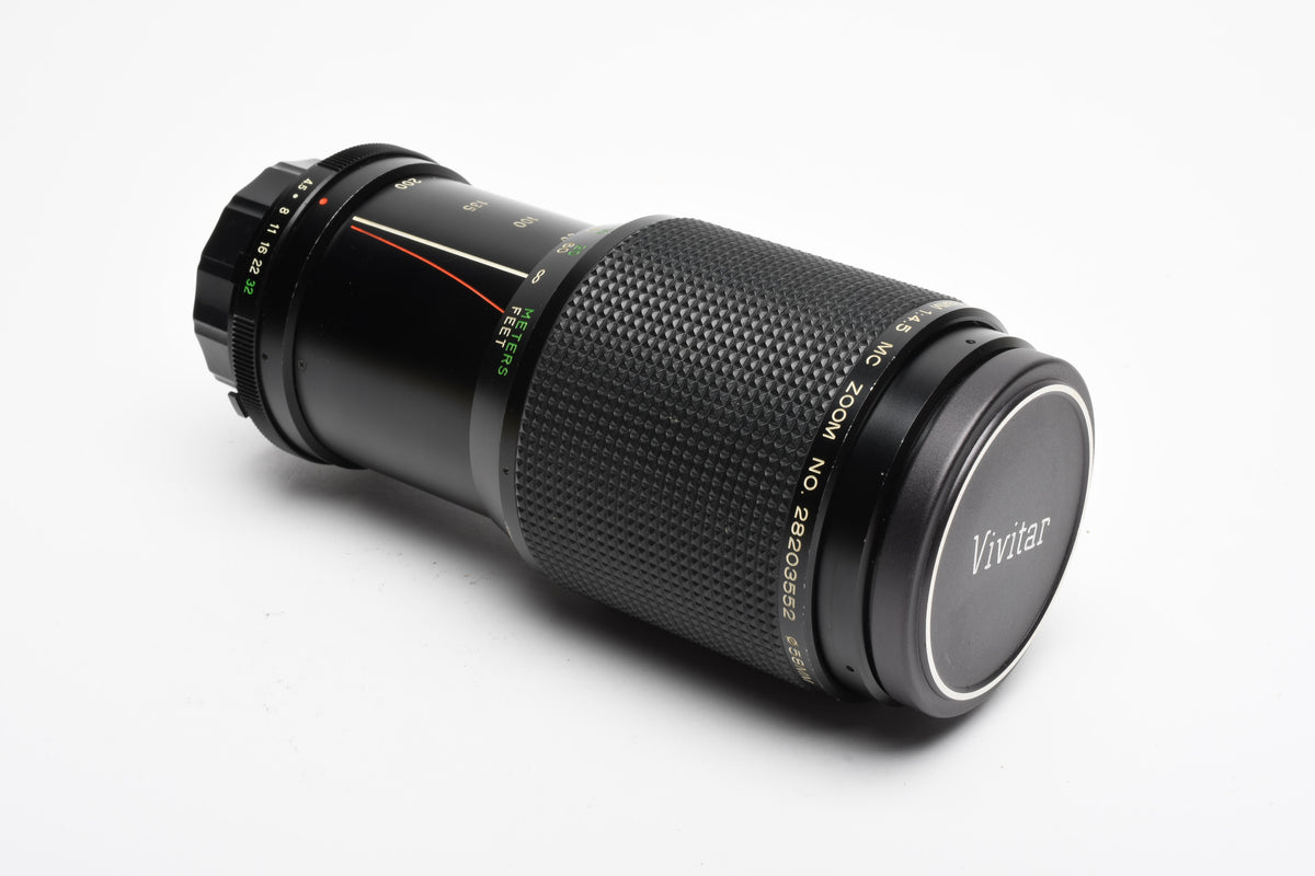 Vivitar 80-200mm f4.5 MC Zoom Tele zoom lens for Minolta MD, Great