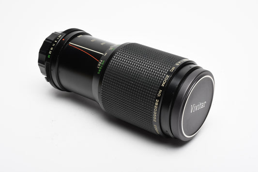 Vivitar 80-200mm f4.5 MC Zoom Tele zoom lens for Minolta MD, Great