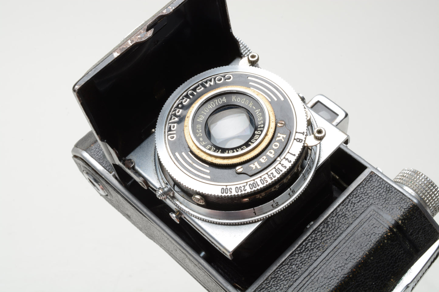 Kodak Retina 1 Type 126 Folding Camera Chrome w/Ektar 5cm f3.5, Nice!