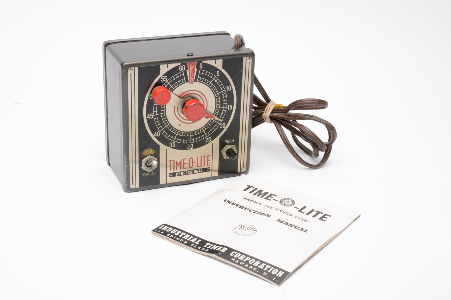 Time-O-Lite Professional 60sec. darkroom timer, tested, works great, Vintage