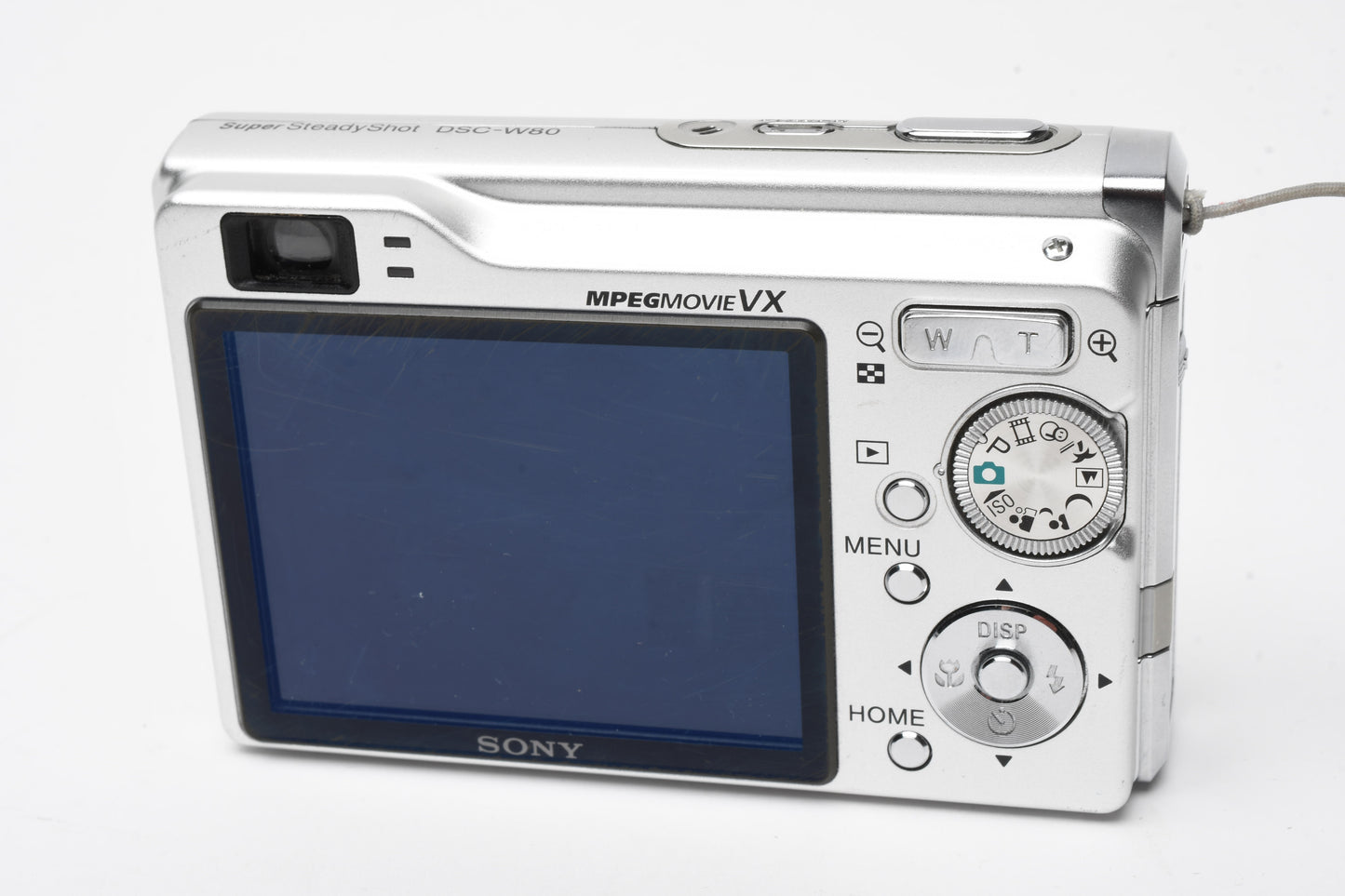 Sony DSC-W80 7.2MP Digital Point&Shoot camera, case+batt+charger, Tested