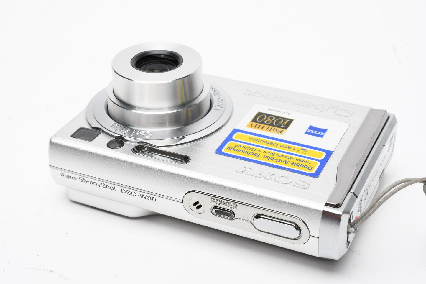 Sony DSC-W80 7.2MP Digital Point&Shoot camera, case+batt+charger, Tested