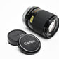 Canon 135mm F3.5 S.C. FD lens, caps, clean and sharp