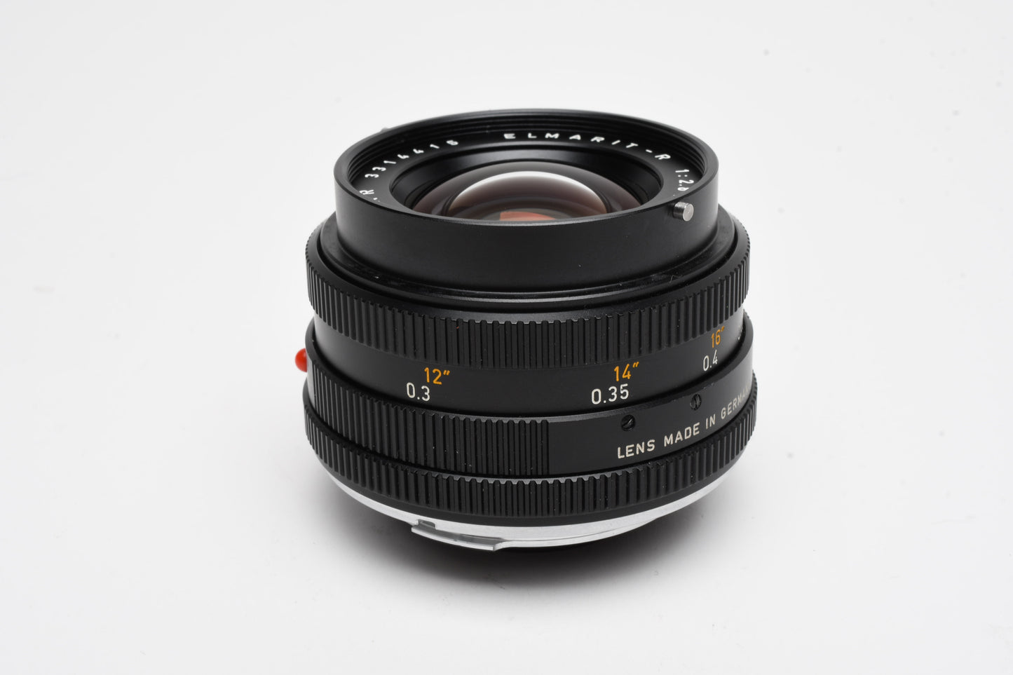 Leica 28mm f2.8 Elmarit-R 3 Cam Lens, Black, Jewel case, Great!