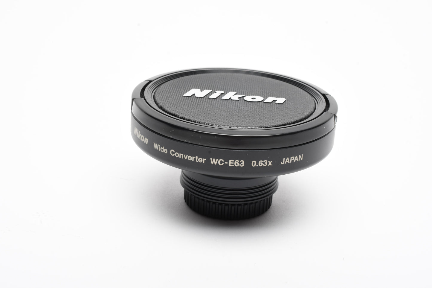 Nikon WC-E63 .63X Wide Converter Lens, Caps+Pouch, Mint-