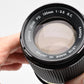 Canon 135mm F3.5 S.C. FD lens, caps, clean and sharp