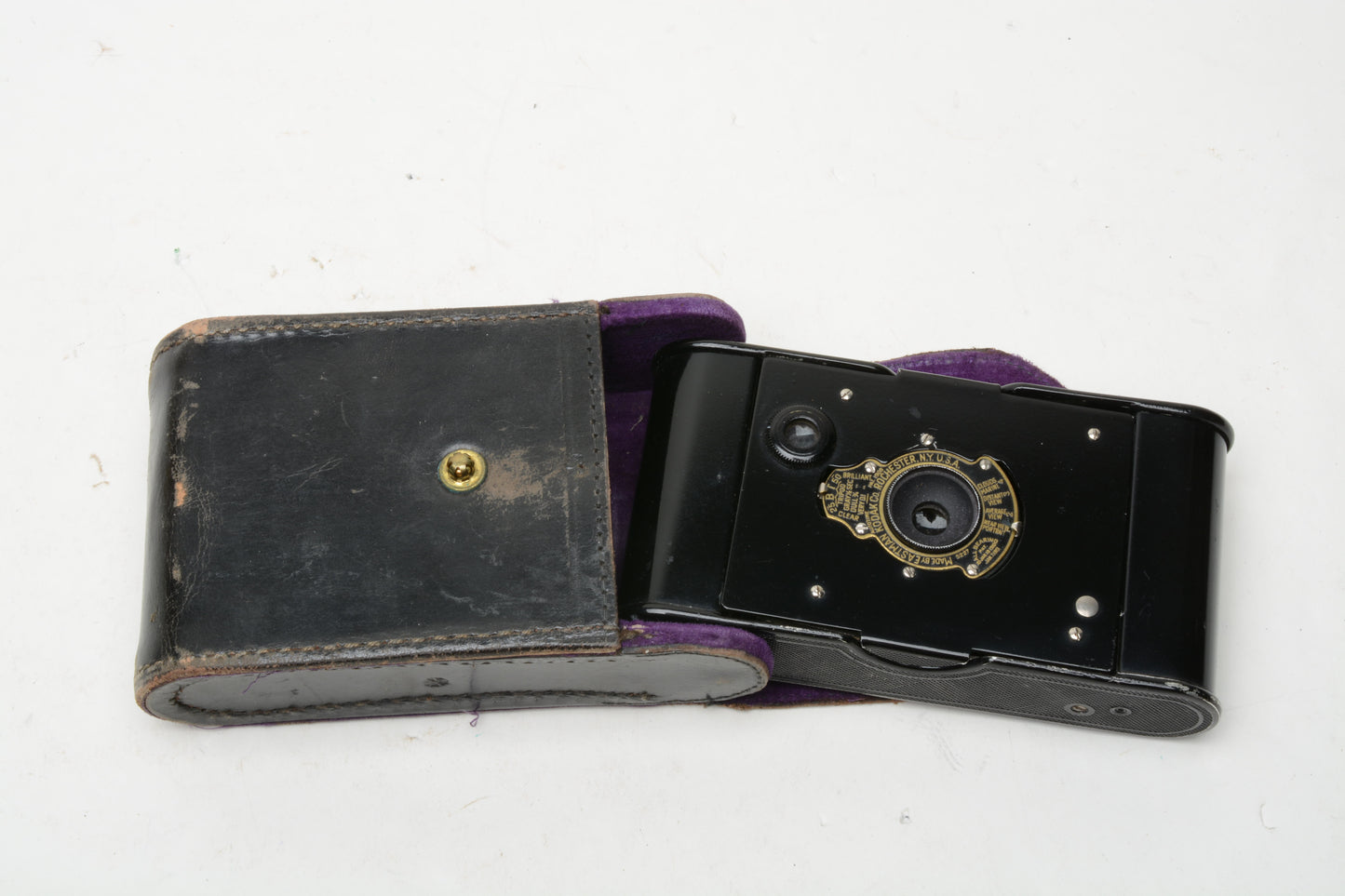 Kodak Vest Pocket Autographic Camera - Folding Collectible Camera, Beautiful, w/Case