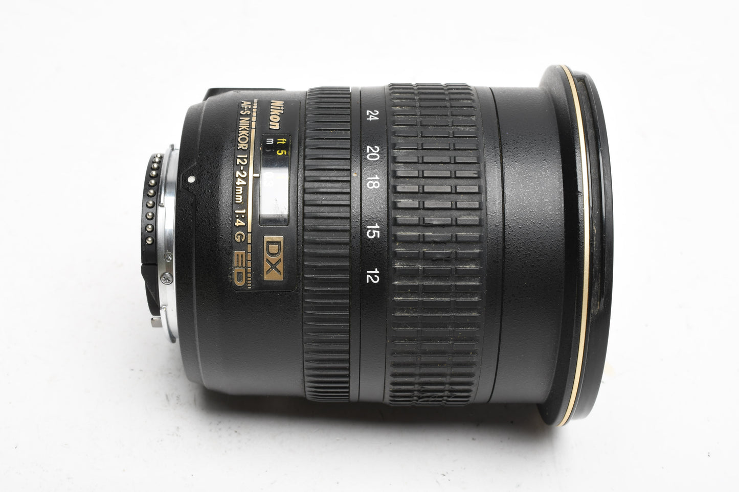 Nikon AF-S Nikkor 12-24mm f4G ED DX w/Caps, Good!