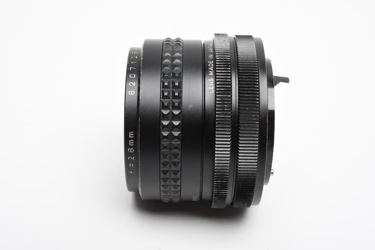 Makinon 28mm f2.8 Wide lens for Canon FD Mount, Good!